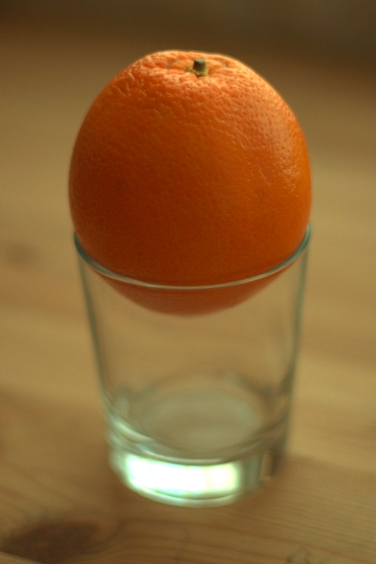 Orange in a Glass